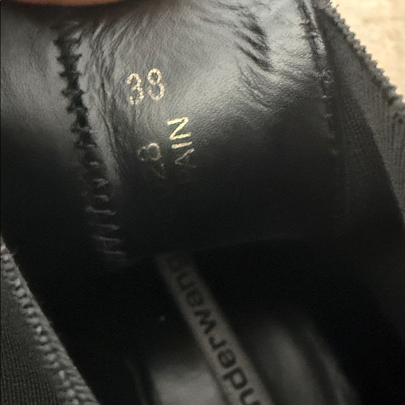 Alexander Wang carter platform loafer boot in leather - Picture 9 of 9